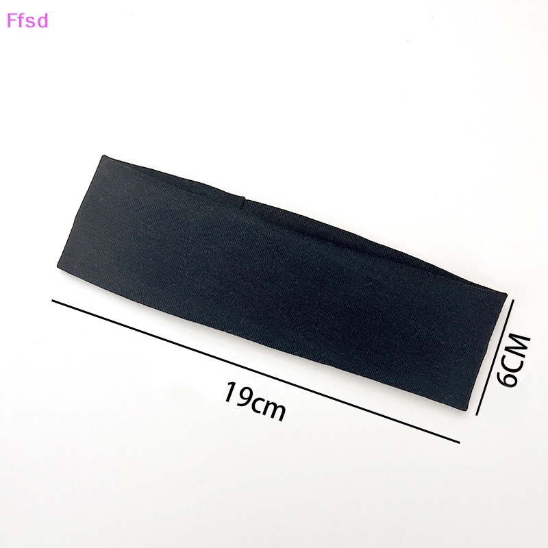 {Ffsd} Băng Đô Thể Thao Bản Rộng Co Giãn Bằng Sợi Cotton Trang Điểm Rửa Mặt / Tập Yoga Chạy Bộ / Chạy Bộ Dành Cho Nữ