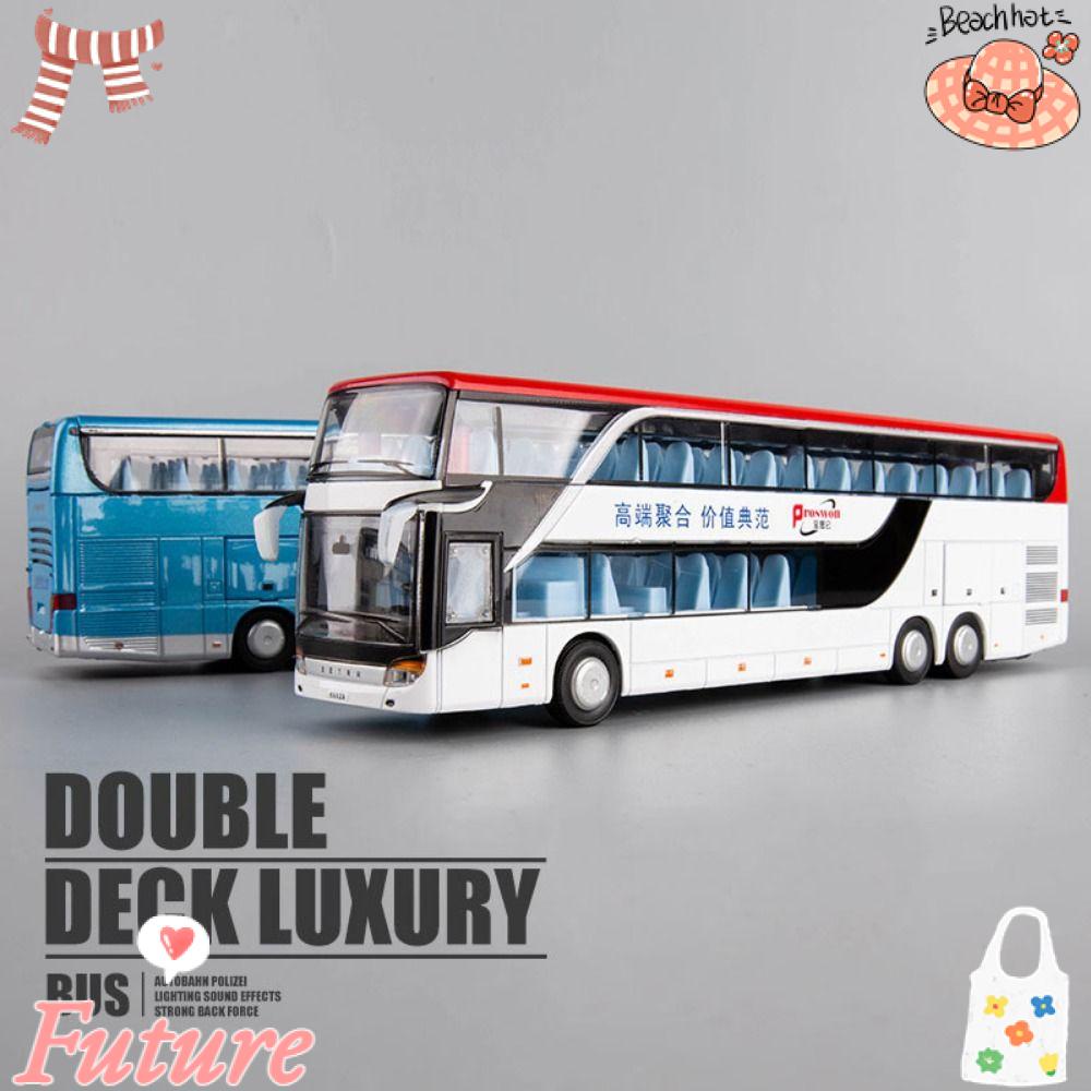 FUTURE Mô Hình Xe Buýt Bằng Hợp Kim Chất Lượng Dành Cho Bé Lưng