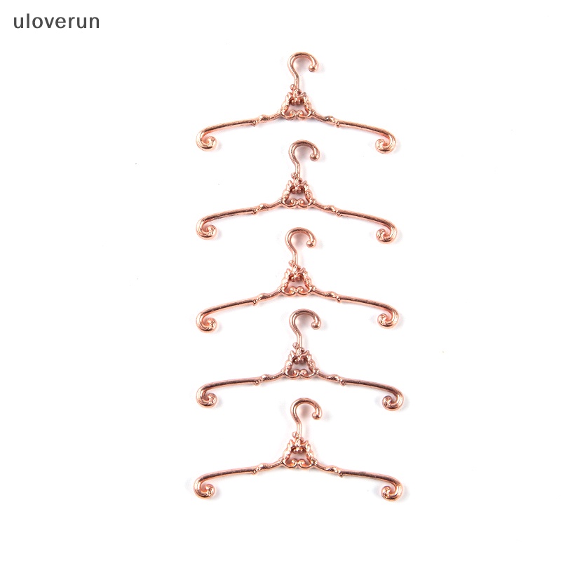 Set 5 Móc Treo Quần Áo Búp Bê Blyth 1 / 6 ob11 4 / 6.5cm Bằng Kim Loại