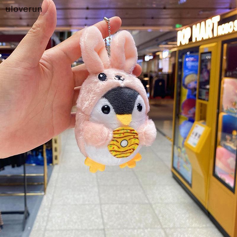 Móc Khóa Hình Chim Cánh Cụt Nhồi Bông Xinh Xắn Dễ Thương