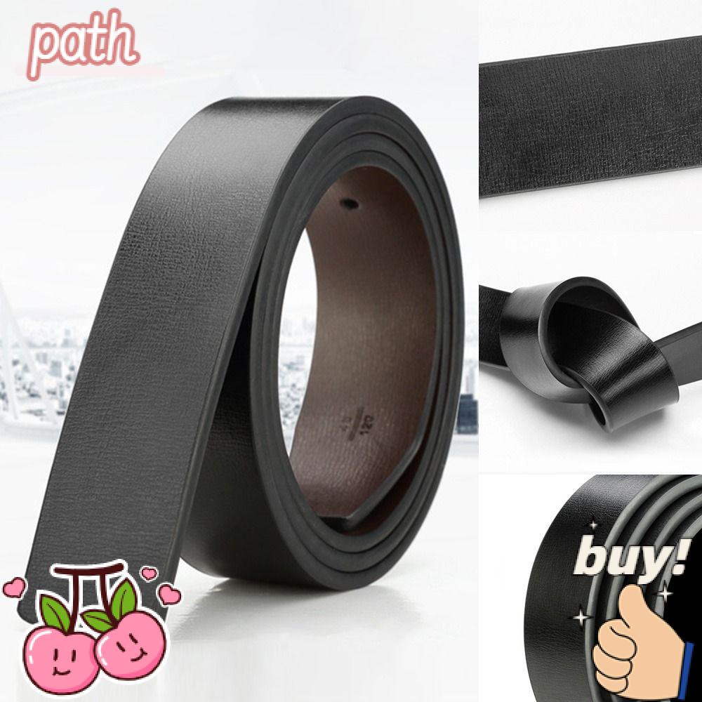 PATH Thắt Lưng Da Bò 3.3cm Có Lỗ Tự Làm Thủ Công