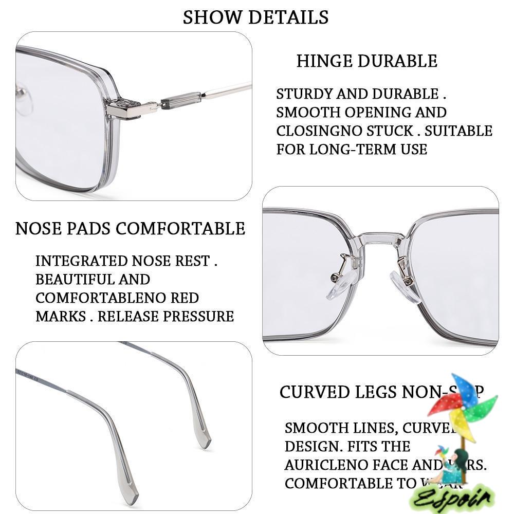 ESPO Kính Mát Oversized Chống Tia UV Cho Nữ