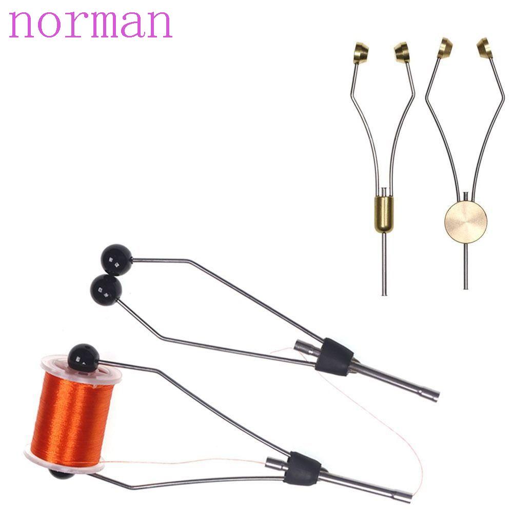 NORMAN Bộ Dụng Cụ Làm Mồi Câu Cá Giả Bằng Thép Không Gỉ Kèm Giá Đỡ