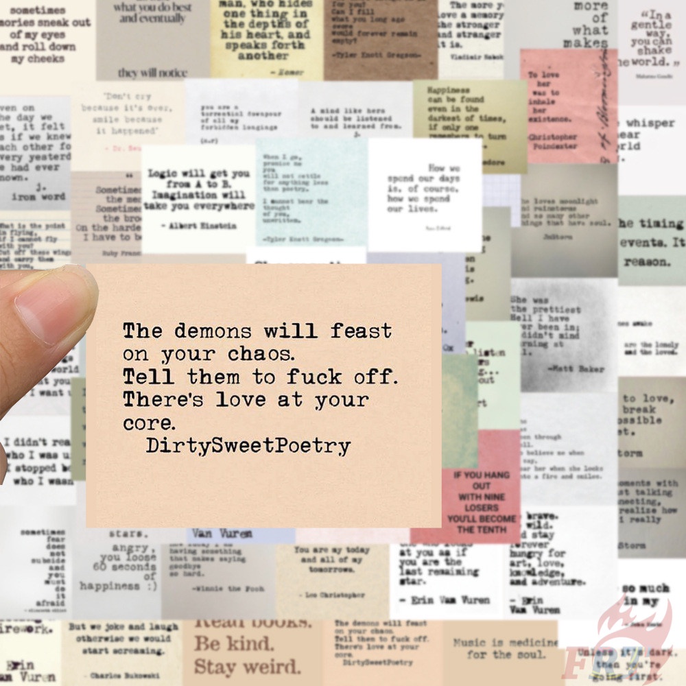 ❉ Bộ 02 Sticker Dán Trang Trí Theo Phong Cách Retro ❉ Bộ 50 Sticker Chống Thấm Nước Họa Tiết Doodle Hợp Thời Trang