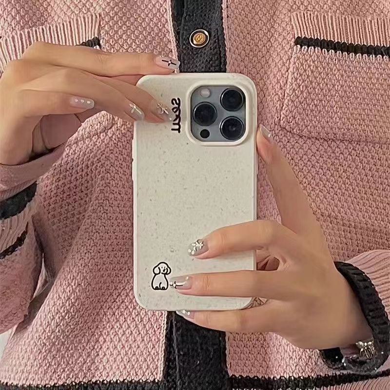 Ốp Điện Thoại Dẻo Họa Tiết Chú Chó Dễ Thương Cho Iphone13Promax OCW9 Mini 14 / 8plu127 6sxr