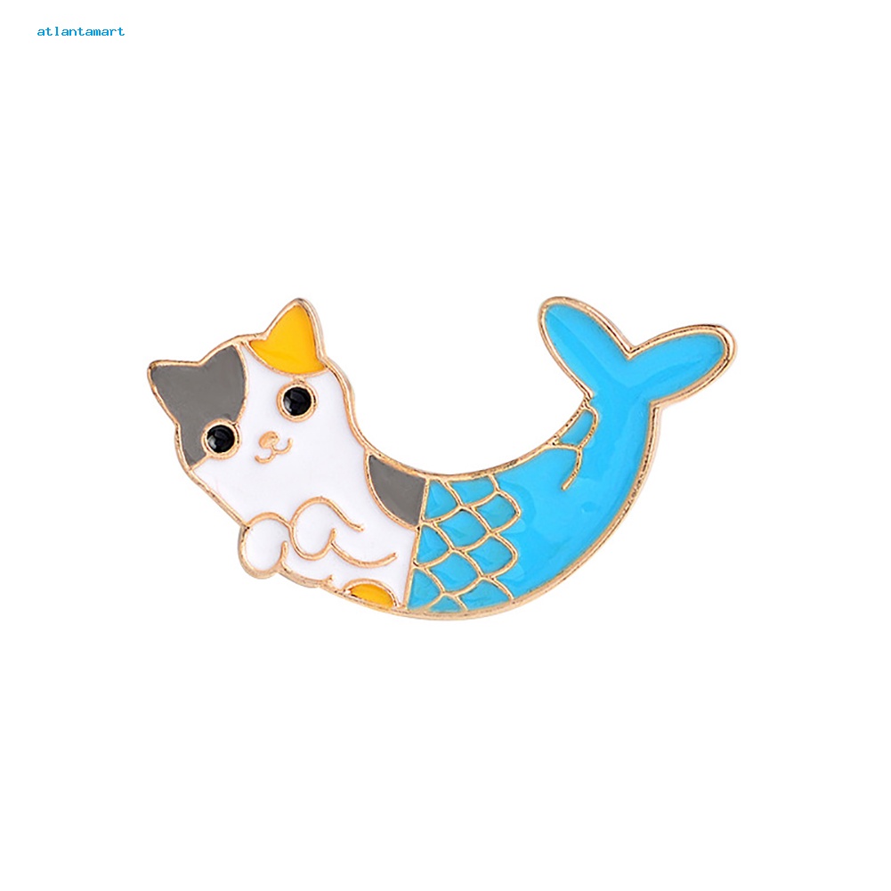 Túi Đựng Đồ Dùng Cao Cấp Tiện Dụng| Trâm Cài Áo Hình Mèo Hoạt Hình Tráng Men Thời Trang Unisex