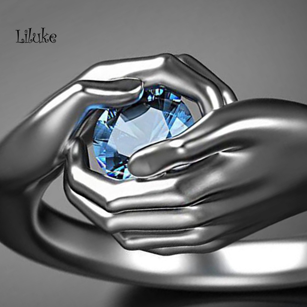 Nhẫn Hợp Kim Đính Đá Thời Trang Dành Cho Nữ