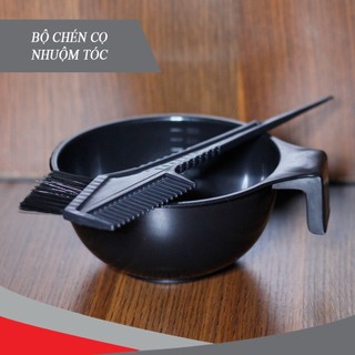 Combo chén & lược pha Kem, uốn, duỗi ,nhuộm(NEW)