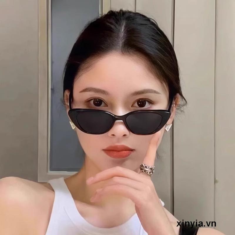 Kính Râm Mắt Mèo Cảm Giác Nâng Cao Phong Cách Ins Retro Sáng Tạo