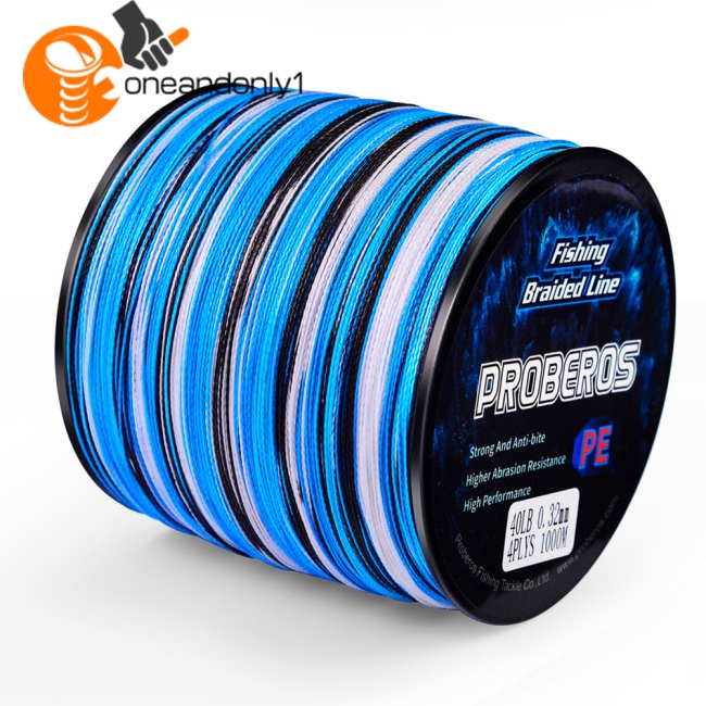 Cuộn Dây Câu Cá Bện 8 Sợi 300 / 500 / 1000 Mét 10-20 - 30-40 - 50-60 - 80-100lb Chất Lượng Cao