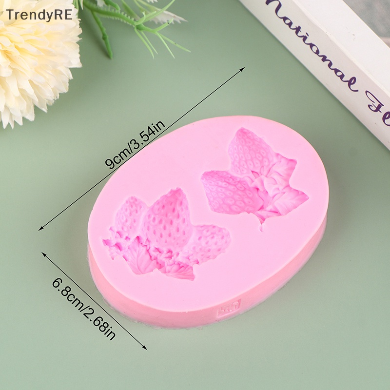 1 Khuôn Silicone Làm Bánh Hình Trái Dâu