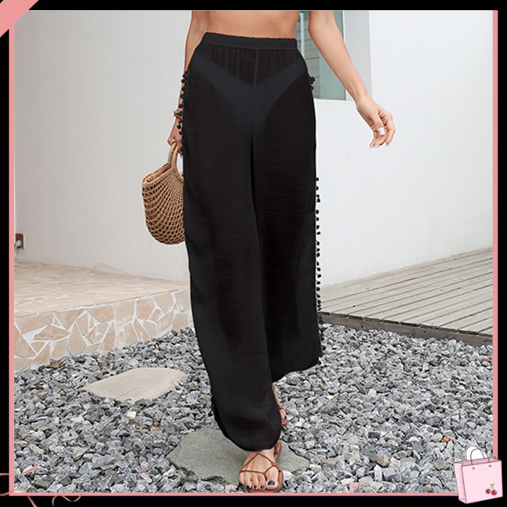 {Soltweter} Quần Đi Biển Ống Rộng Bằng Polyester Chống Biến Dạng Cho Nữ Hoạt Động Dưới Nước