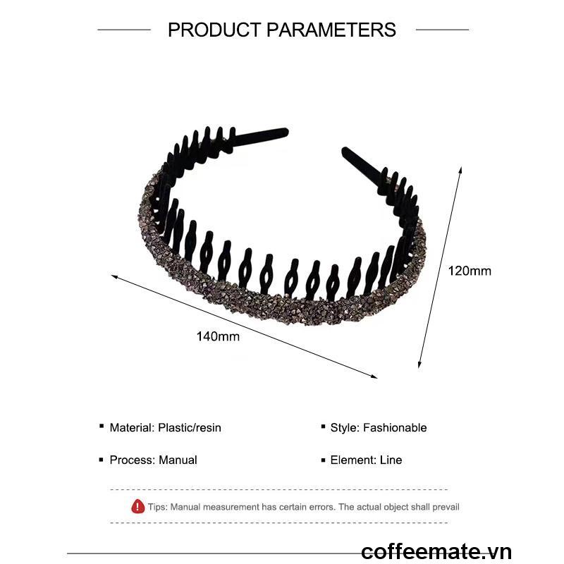 ⚡Băng Đô Cài Tóc Bện Đính Đá Lấp Lánh Phong Cách Mới Cho Nữ