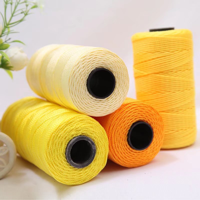 Cuộn Chỉ Lụa Lạnh 3 Sợi Nhẹ Ba Sợi Kết Hợp Móc Thủ Công