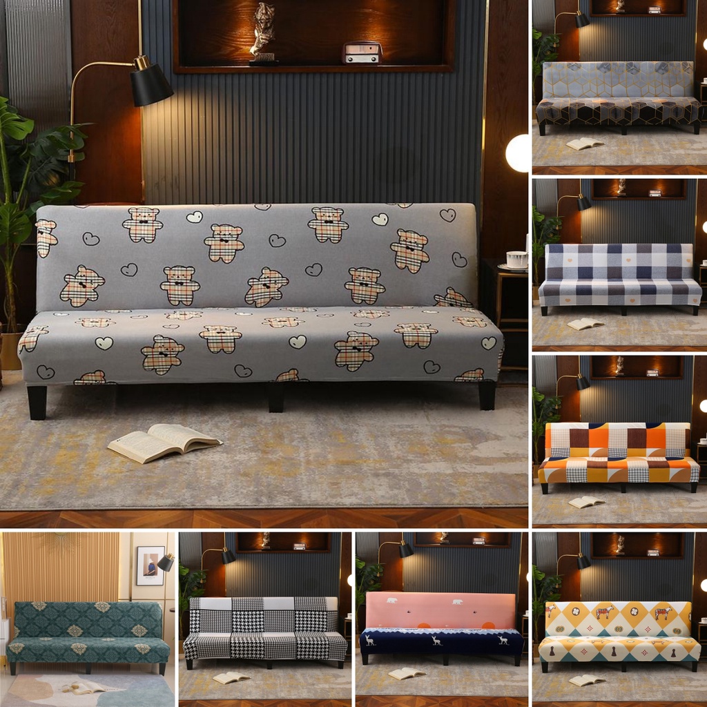 Vỏ Bọc Ghế Ngồi Sofa / Giường Ngủ / Phòng Khách Co Giãn In Họa Tiết Xinh