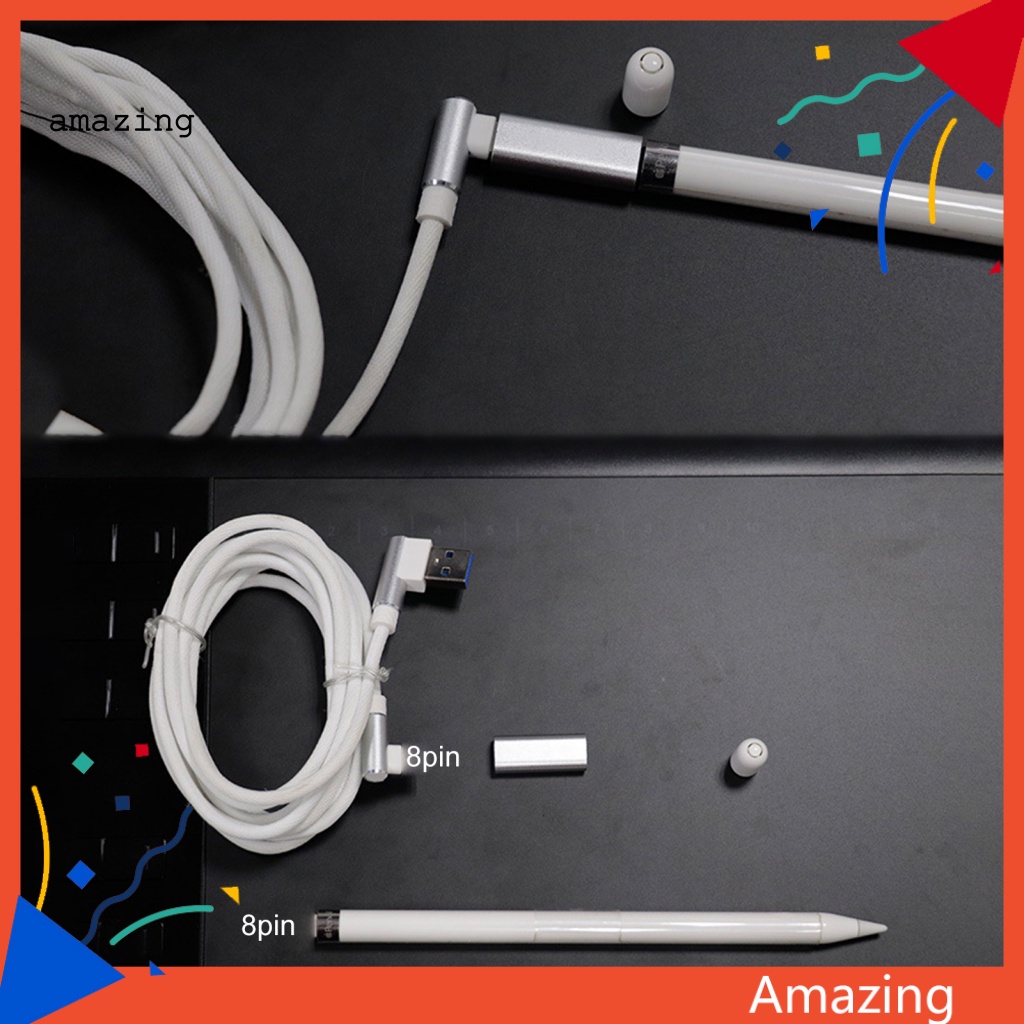 Đầu Chuyển Đổi Sạc Nhanh Bằng Hợp Kim Nhôm Cho Apple Pencil