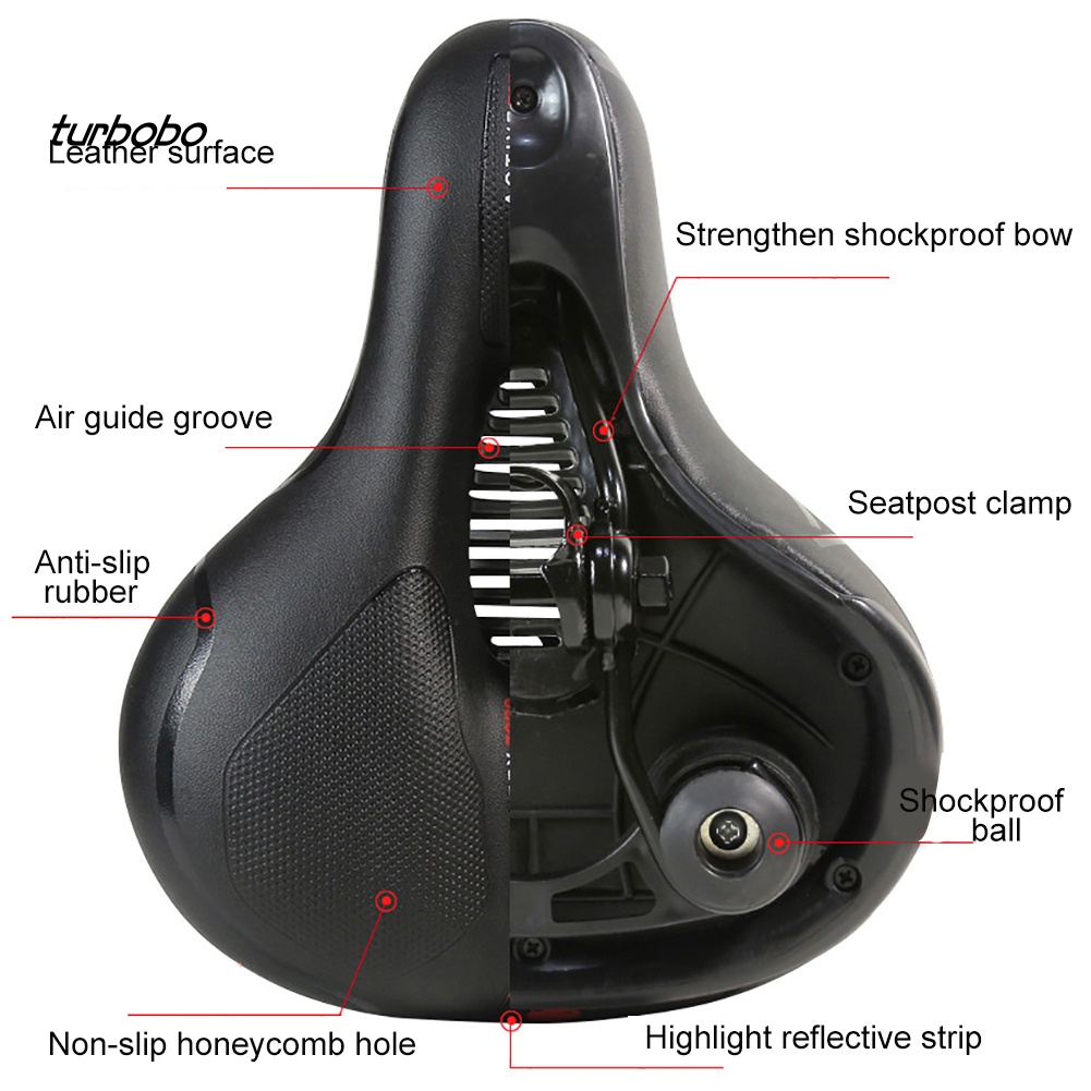 Yên Xe Đạp Leo Núi Chất Liệu Dày Dặn Thoáng Khí Tiện Dụng