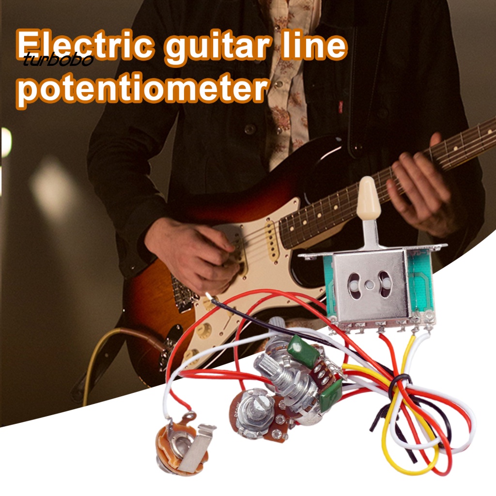 Bộ Dây Điều Khiển Âm Lượng Bằng Kim Loại Đơn Giản Cho Đàn Guitar Điện