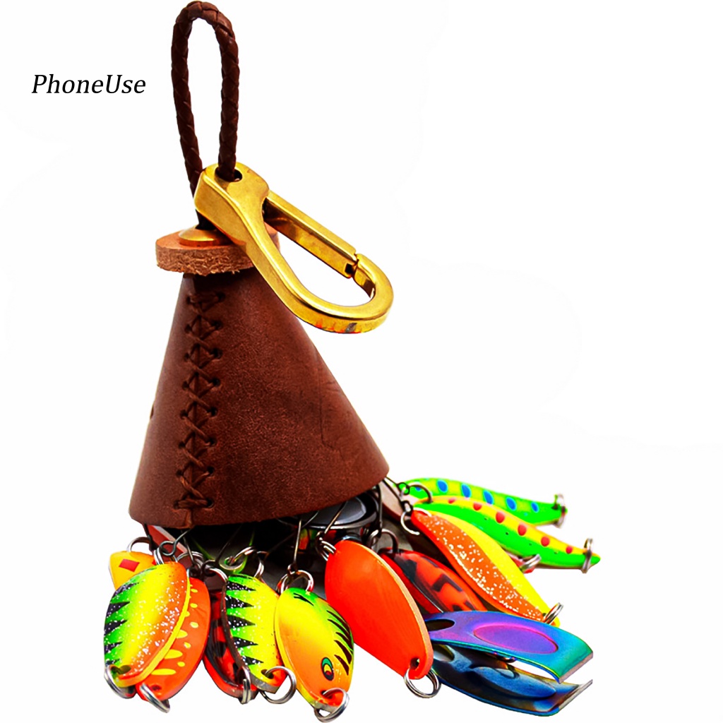 Túi Đựng Mồi Câu Cá Bằng Da PU Chống Thấm Nước Đính Kim Sa Lấp Lánh