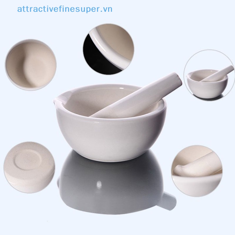 Bộ Chày Cối Giã Gia Vị Bằng Sứ