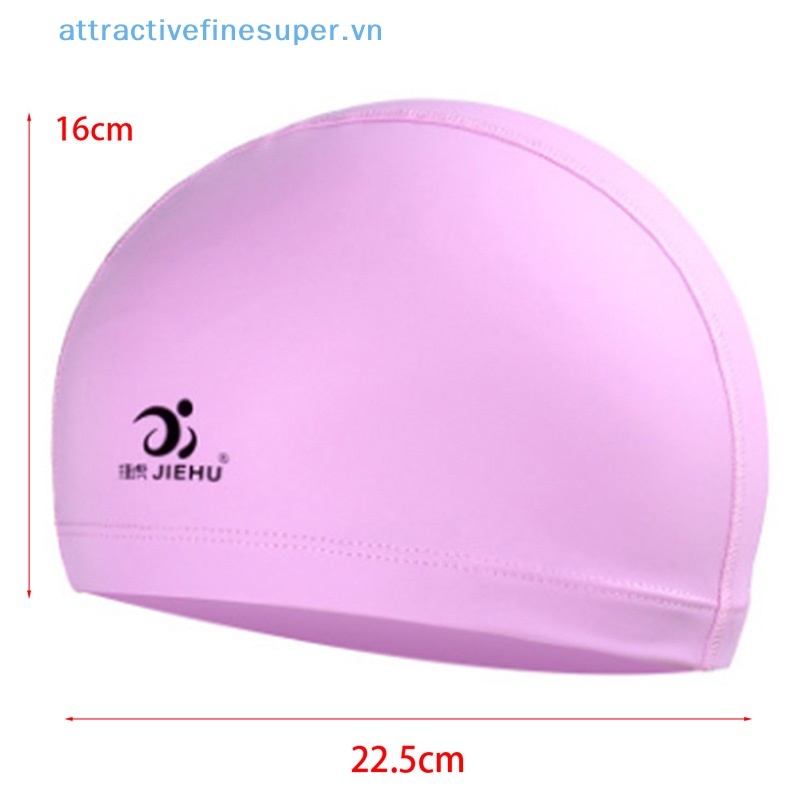 Mũ Bơi Thể Thao Bằng PU Co Giãn Chống Nước Bảo Vệ Tai Cho Người Lớn