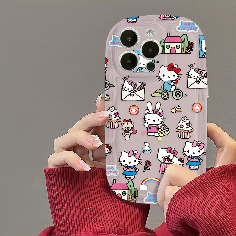 Ốp Điện Thoại Silicon TPU Mềm Trong Suốt Chống Sốc In Hình Thỏ Dễ Thương Cho IPhone 11 14 13 12 Pro XS Max X XR 7 + 8 Plus