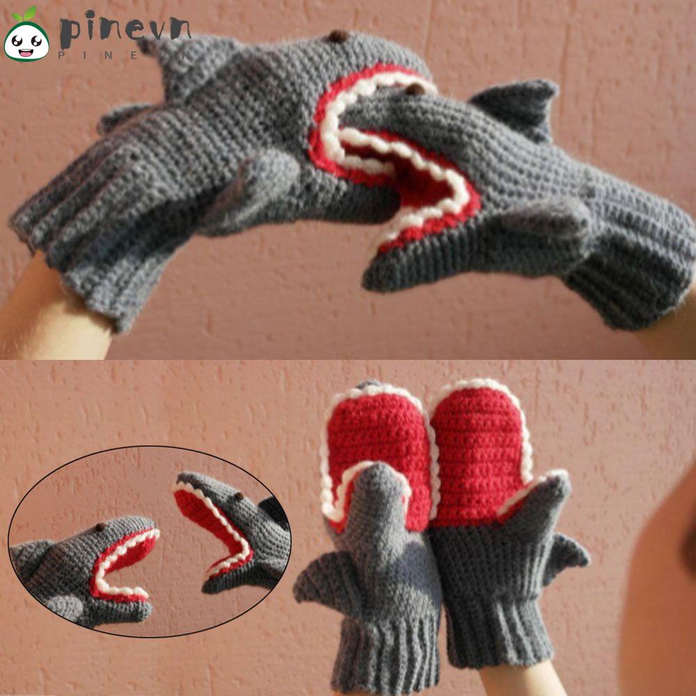 PINEVN Găng Tay Cá Mập 3D Nhiều Màu Sắc