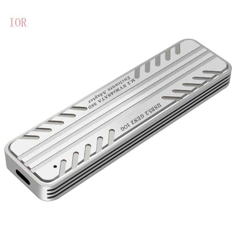 Hộp Đựng Ổ Cứng SSD IOR Dual-Protocol M2 10Gb NVME 9210B Hỗ Trợ M2 PCIE 2280 2260 2242 2230