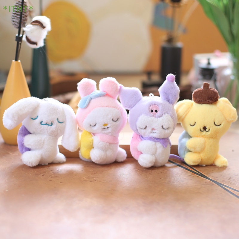 Móc Khóa Hình Thỏ Nhồi Bông 12CM Đáng Yêu Mới