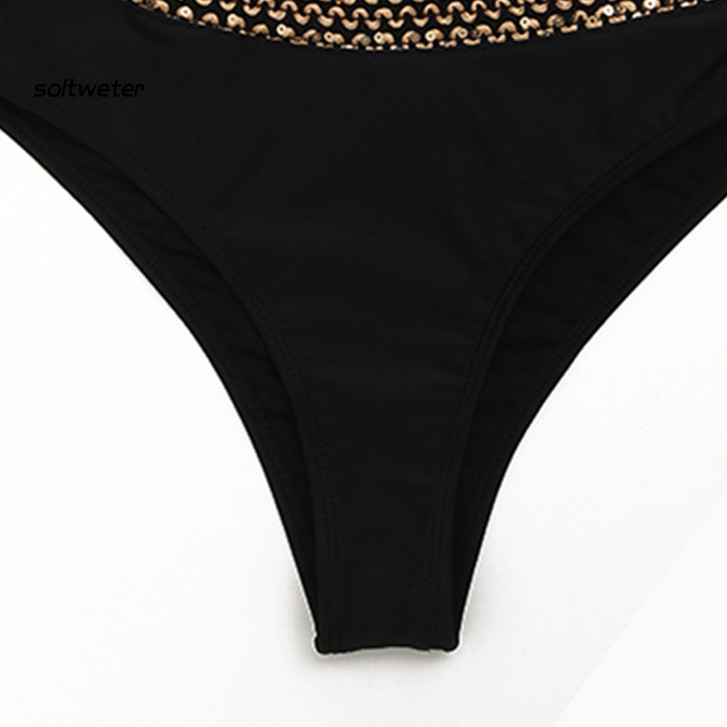 Bộ Bikini 2 Mảnh Màu Sắc Thời Trang Quyến Rũ Cho Nữ