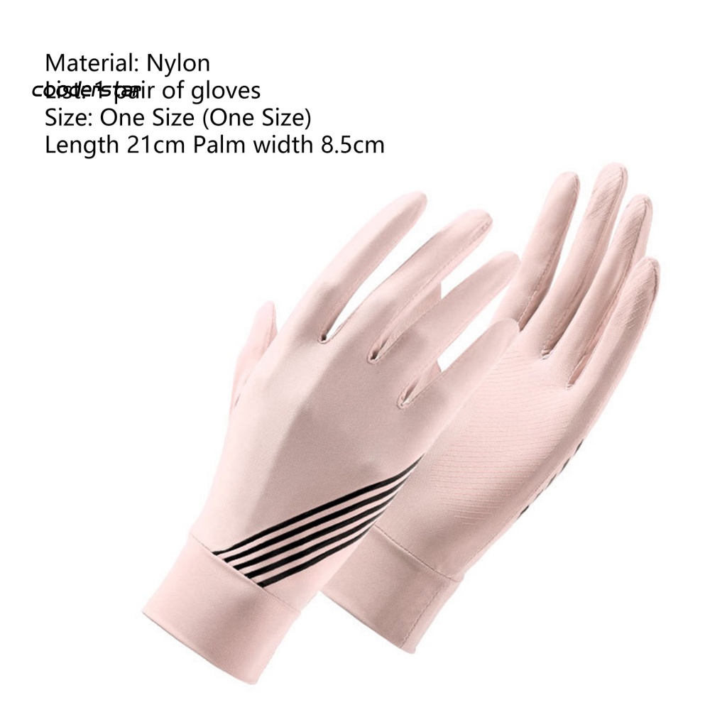 1 Đôi Găng Tay Lái Xe Chống Nắng Chống Trượt Thoáng Khí Trọng Lượng Nhẹ Co Giãn Một Kích Cỡ