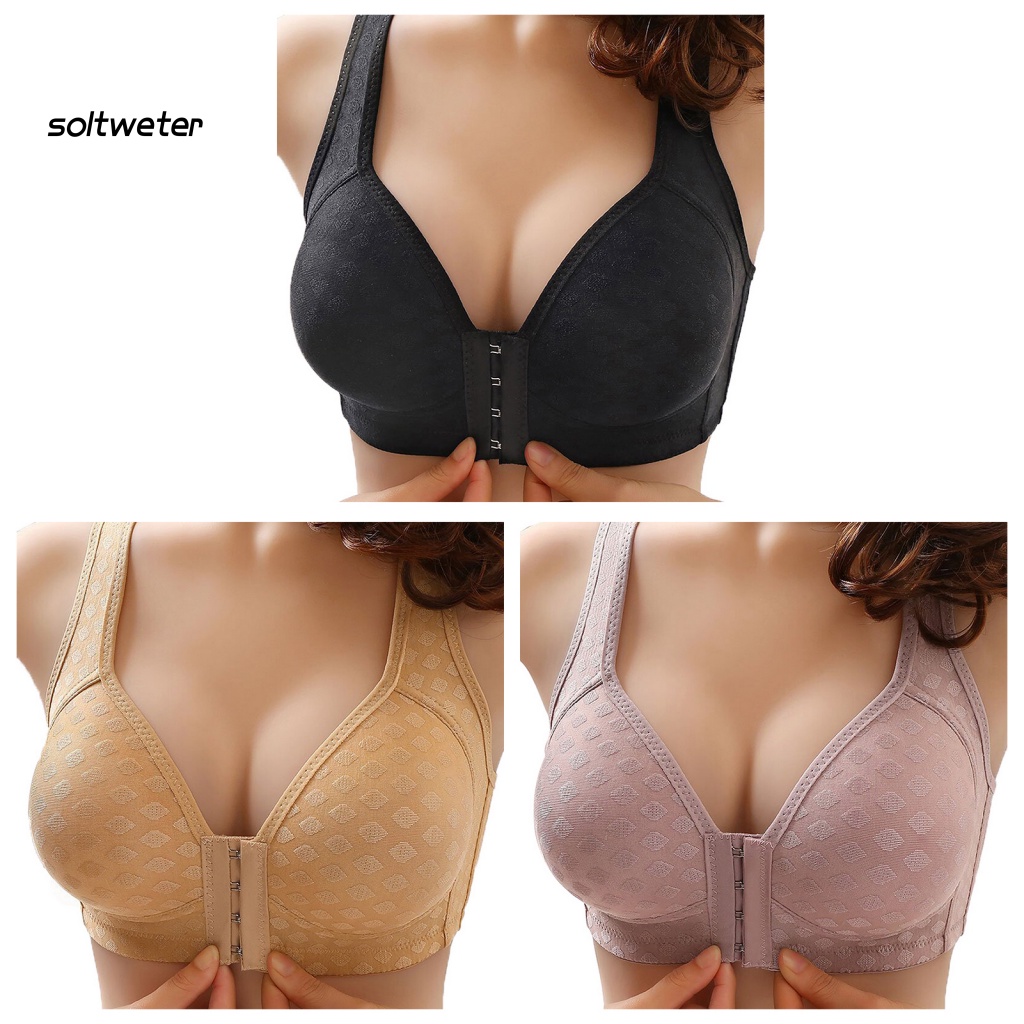 Áo Ngực 3 / 4 Có Mút Nâng Ngực Cài Khóa Trước Chống Chảy Xệ Dễ Điều Chỉnh Thời Trang Cho Nữ