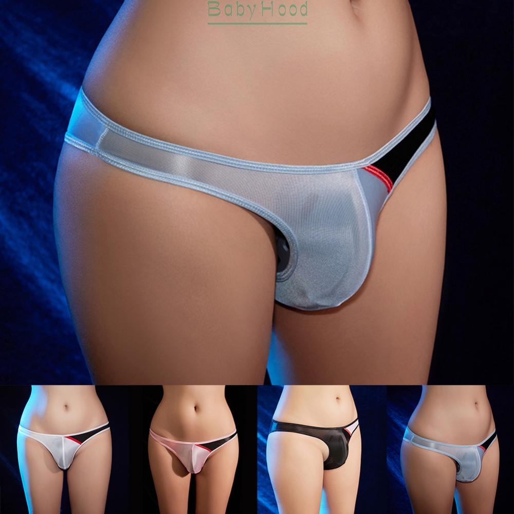 Quần Lót Nam Vải Lụa Bóng Xuyên Thấu#BBHOOD