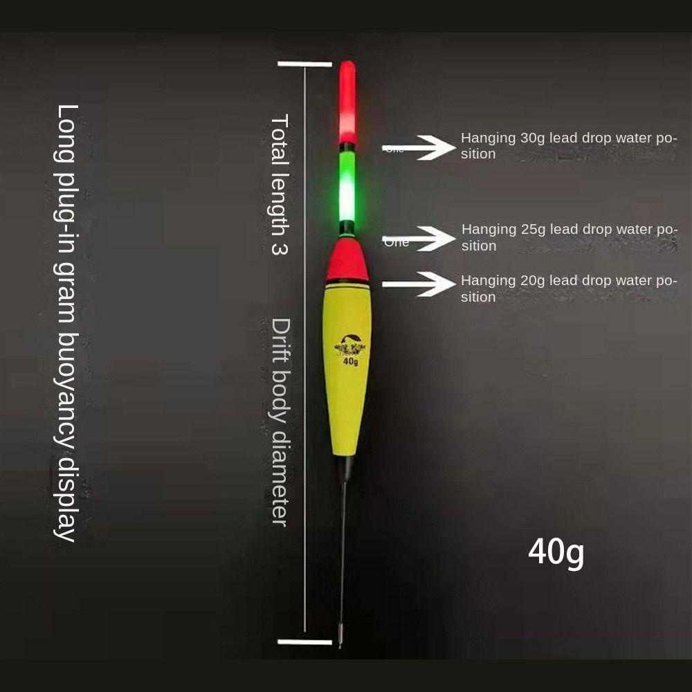 SUYO Phao Câu Cá Nổi Bằng EVA Phát Sáng Trong Đêm Mới 20g 30g40g 50g