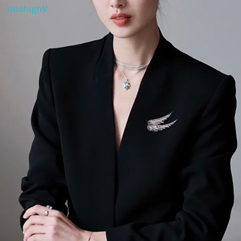 [TinchighV] Ghim Cài Áo Hình Cánh Thiên Thần Đính Kim Cương Giả Thanh Lịch Cho Nữ [Mới]