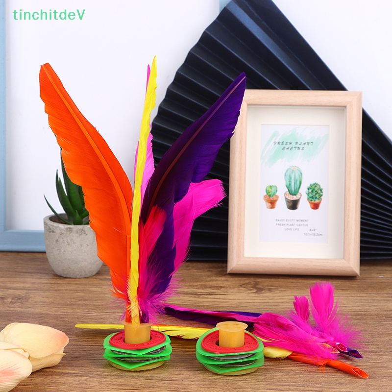 1 Bộ Bàn Đạp Chân Lông Ngỗng Có Thể Tháo Rời Phong Cách Trung Hoa