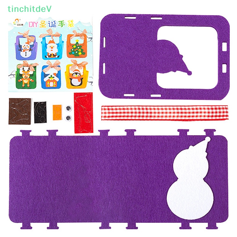 [TinchitdeV] Túi Đựng Kẹo Đồ Chơi Hình Quả Táo Trang Trí Giáng Sinh DIY Sáng Tạo Cho Trẻ Em [Mới]