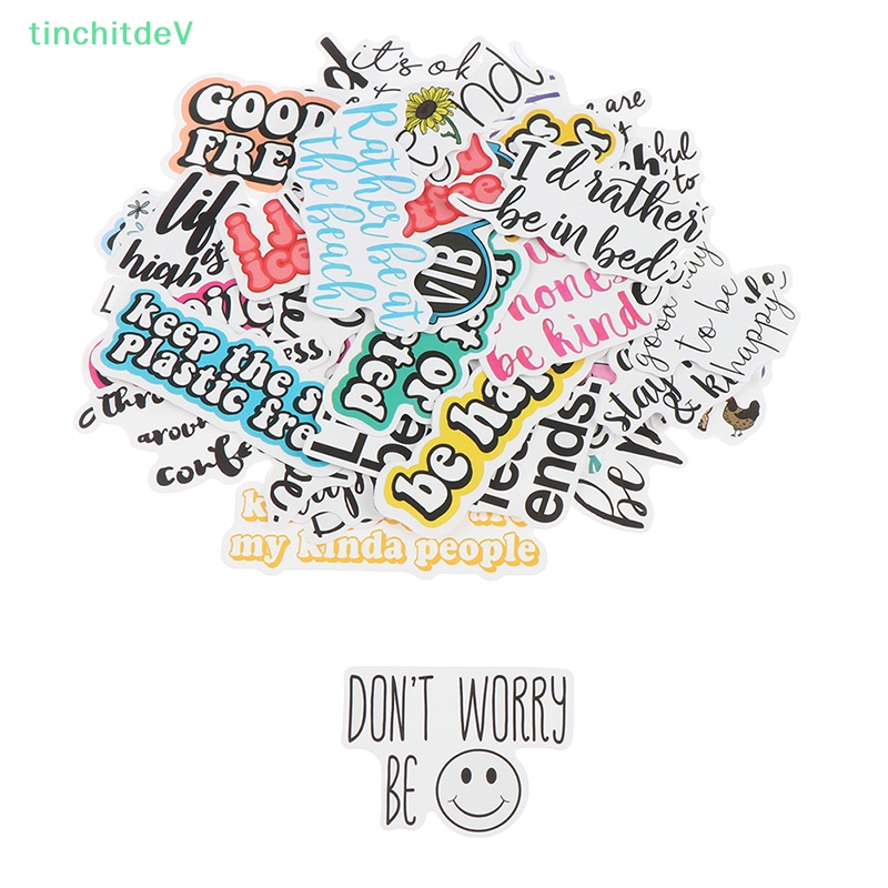 [TinchitdeV] 50 Miếng Dán Câu Trích Dẫn Tiếng Anh Cho Laptop Máy Tính