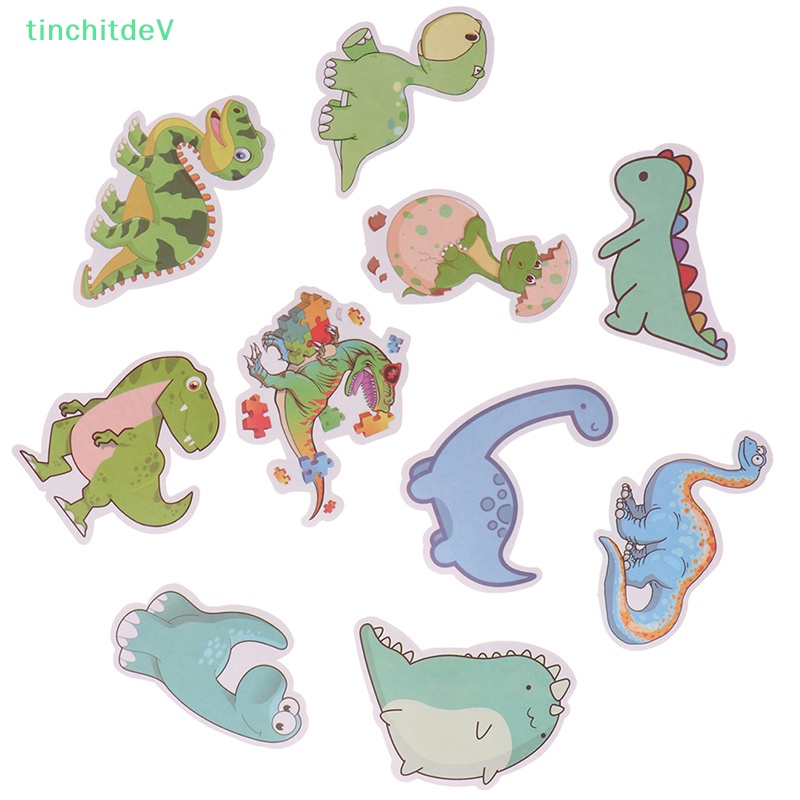 [TinchitdeV] 50 Miếng Dán Hình Khủng Long Hoạt Hình Dễ Thương Trang Trí Laptop Điện Thoại Ván Trượt Xe Hơi [Mới]