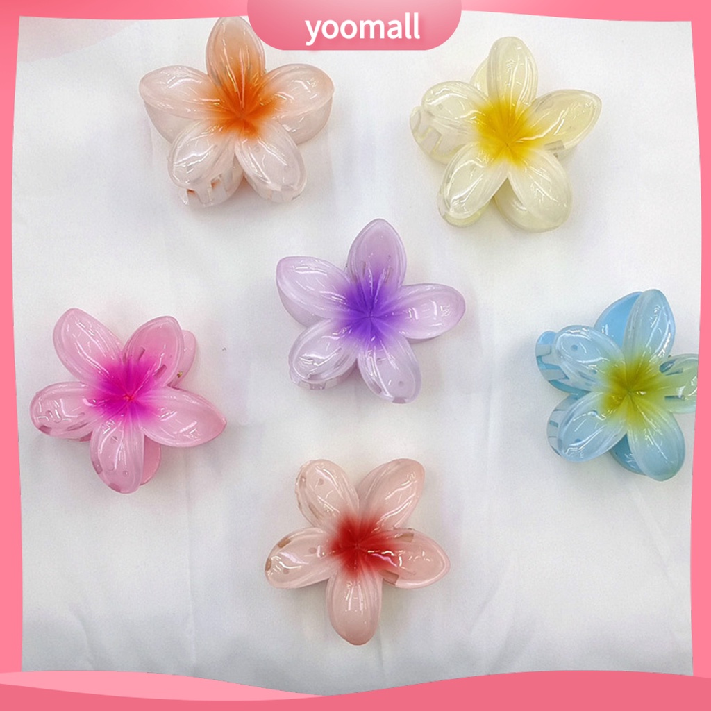 Kẹp Tóc Hình Cánh Hoa Nhiều Màu Chống Gỉ Siêu Bền Cho Nữ