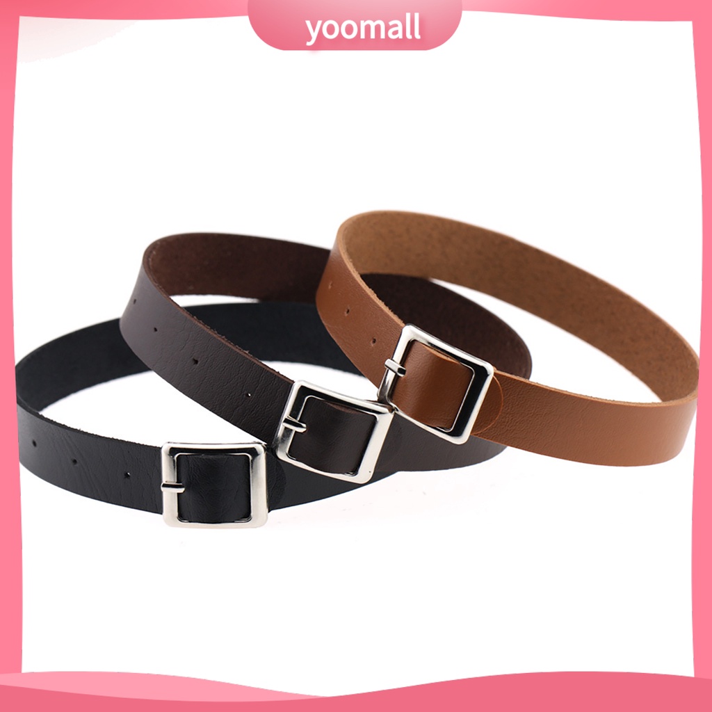 Vòng Cổ Choker Giả Da Phong Cách Punk Cổ Điển