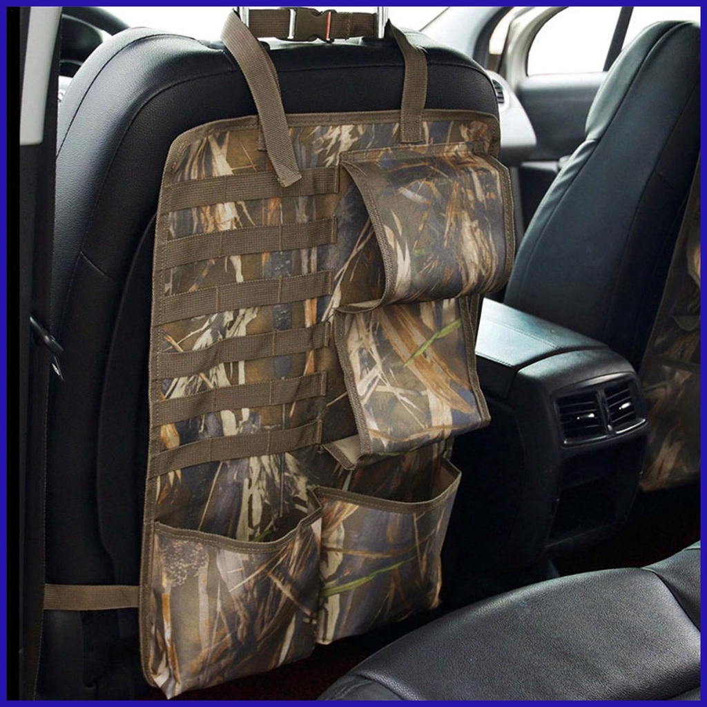 Giá Đỡ Ghế Sau Xe Hơi Họa Tiết Rằn Ri 600D Chống Thấm Nước Có Thể Gập Lại Tiện Dụng