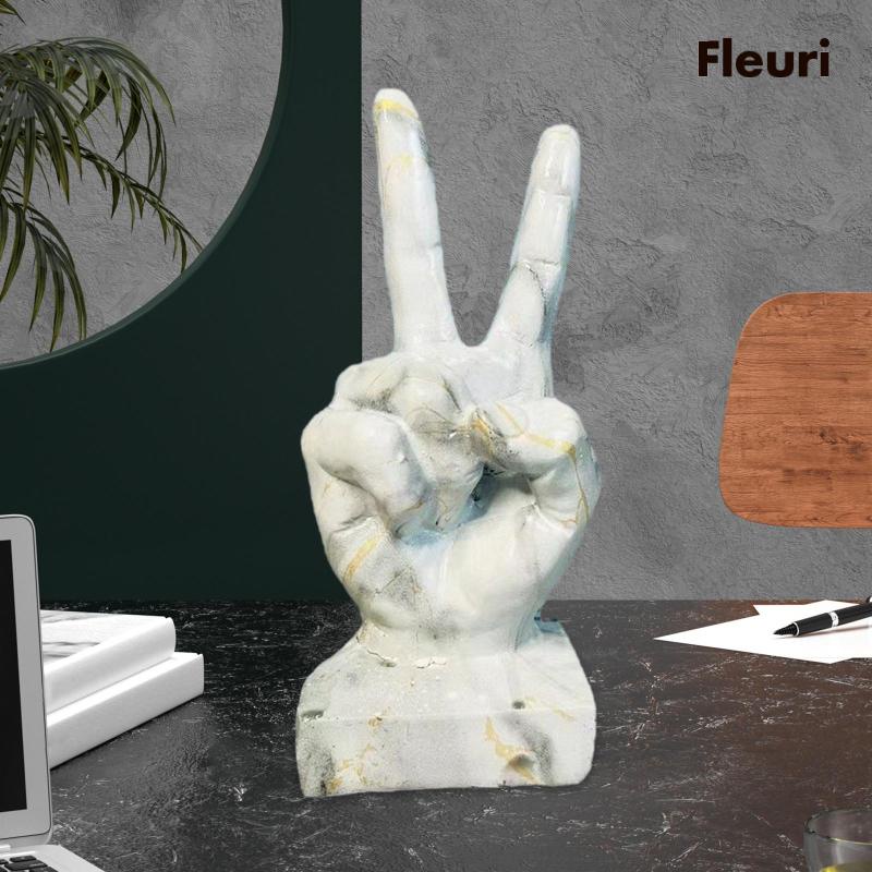 Đồ trang trí Tượng Cử Chỉ Ok Bằng Nhựa Resin Trang Trí Bàn / Hành Lang / Quán Bar / Nhà Cửa