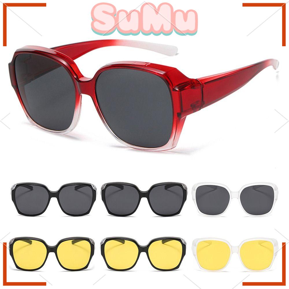 SUMU Kính Mát Vuông Chống Tia UV Khi Lái Xe