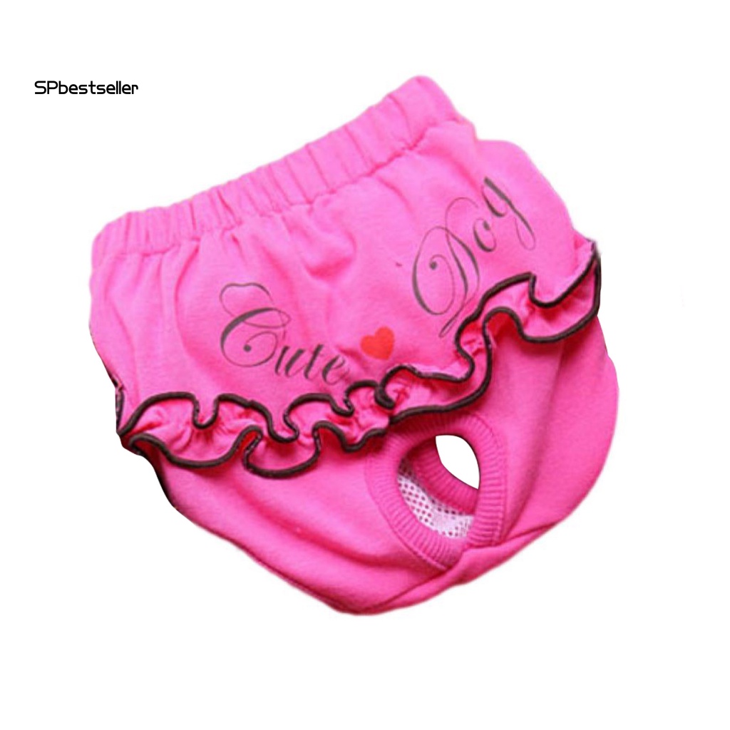 Quần Tã Vệ Sinh In Họa Tiết Xinh Xắn Có Thể Giặt Sạch Cho Thú Cưng