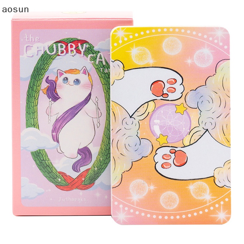 Bộ Bài Tarot Hình Mèo Chubby Vui Nhộn