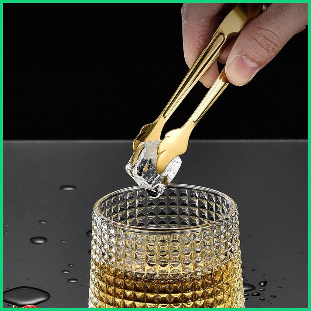 Kẹp Gắp Đá / Cocktail Mini Bằng Thép Không Gỉ Tiện Dụng