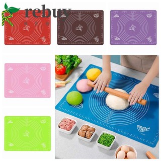 Thảm nhào bột làm bánh bằng silicon chống dính chịu nhiệt độ cao tiện lợi 40x30cm