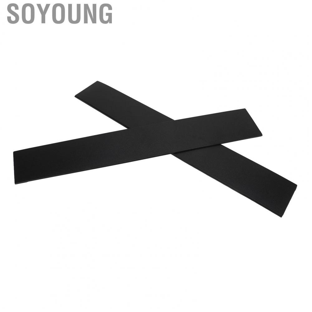 Soyoung 5020664AA Front Door B Pillar Trim Durable Easy Installation Molding 1Pair Stylish for Grand
