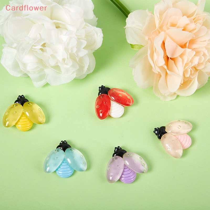 < Cardflower > Côn Trùng Nhỏ Bằng Resin Huỳnh Quang Thủ Công Trang Trí Tiểu Cảnh Nhà Búp Bê